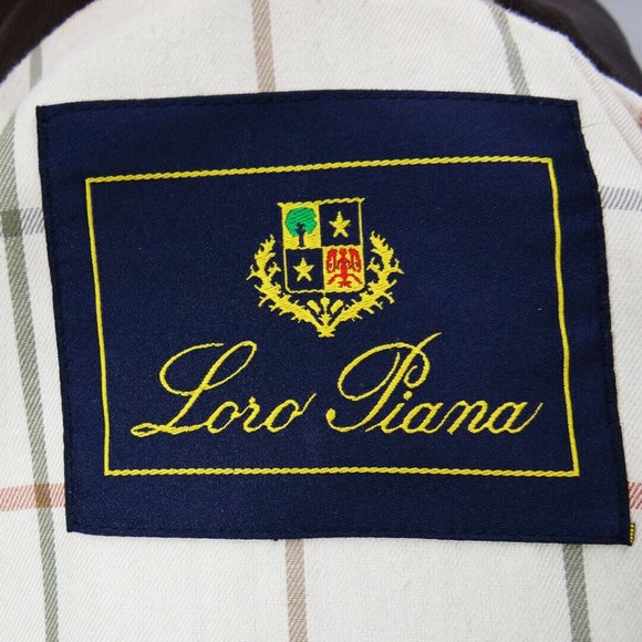 100% Authentic Loro Piana Horsey Rain & Wind Protection Olymic Games Jacket - Picture 8 of 12
